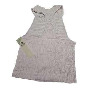 Mono B Lilac Sleeveless Halter Women's‎ Top